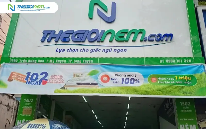 Giới thiệu cửa hàng Thế Giới Nệm Long Xuyên