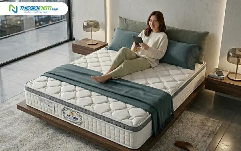 Kinh nghiệm chọn mua nệm lò xo Kim Cương phù hợp với diện tích phòng ngủ