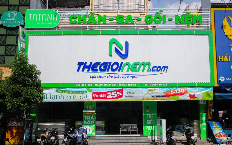 Thế Giới Nệm - nơi mua nệm bông ép và PE uy tín