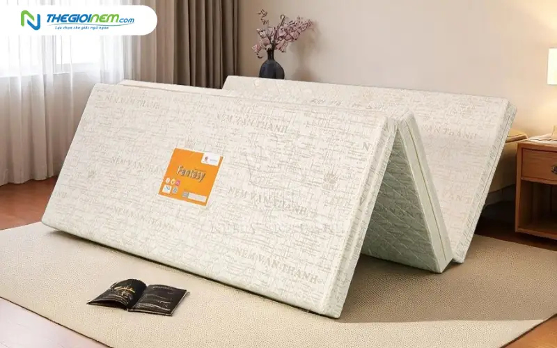Nệm bông ép Vạn Thành vải gấm