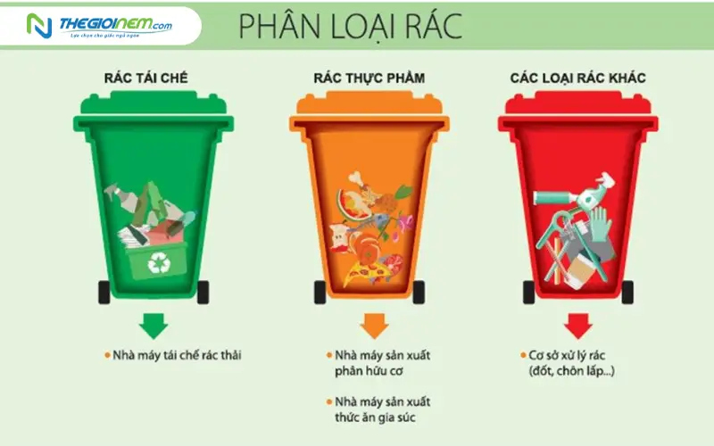 Phân loại rác thải và hạn chế nhựa một lần