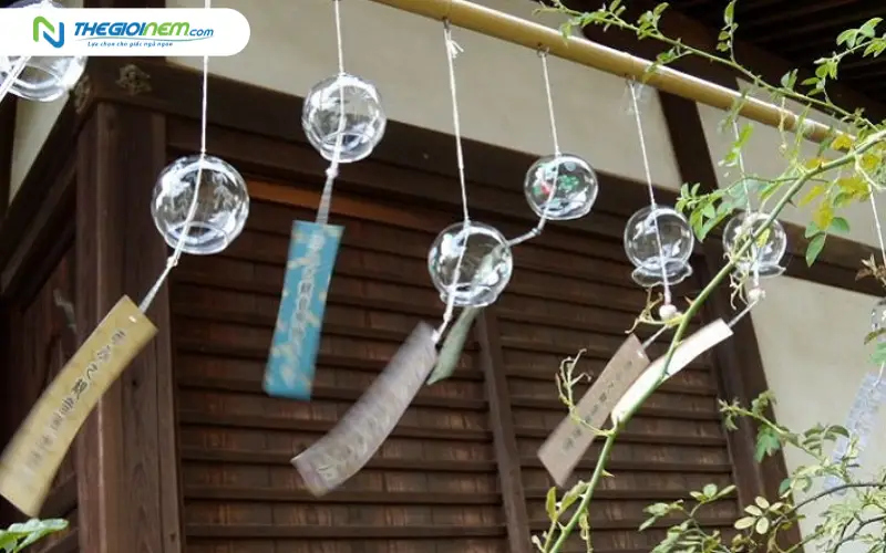 Chuông gió phát ra âm thanh thanh khiết