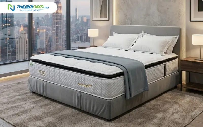 Nệm lò xo túi Tatana Hana Cool Plus