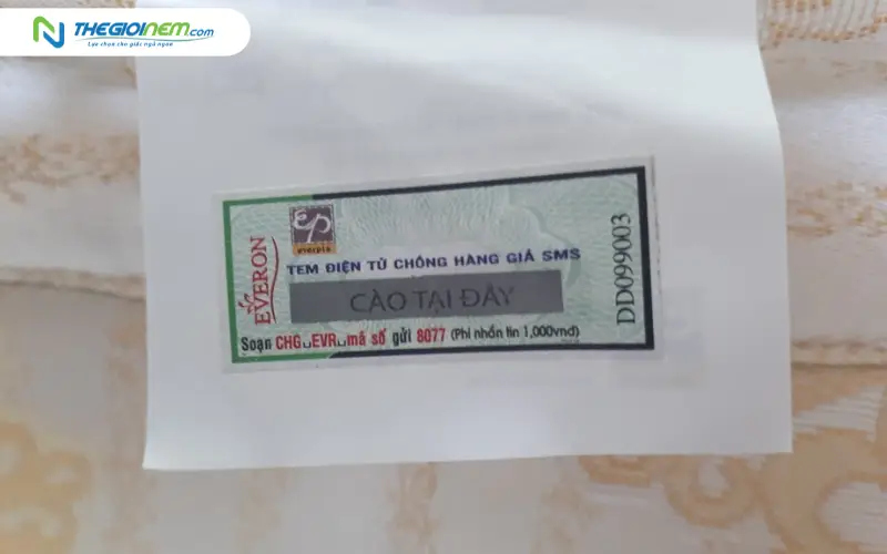 Cách phân biệt nệm Everon chính hãng và hàng giả