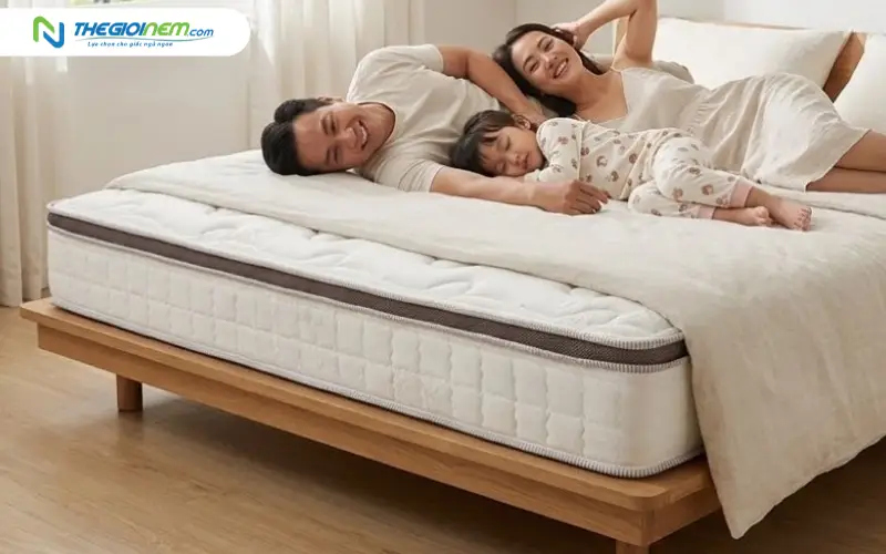 Lựa chọn kích thước phù hợp với nệm