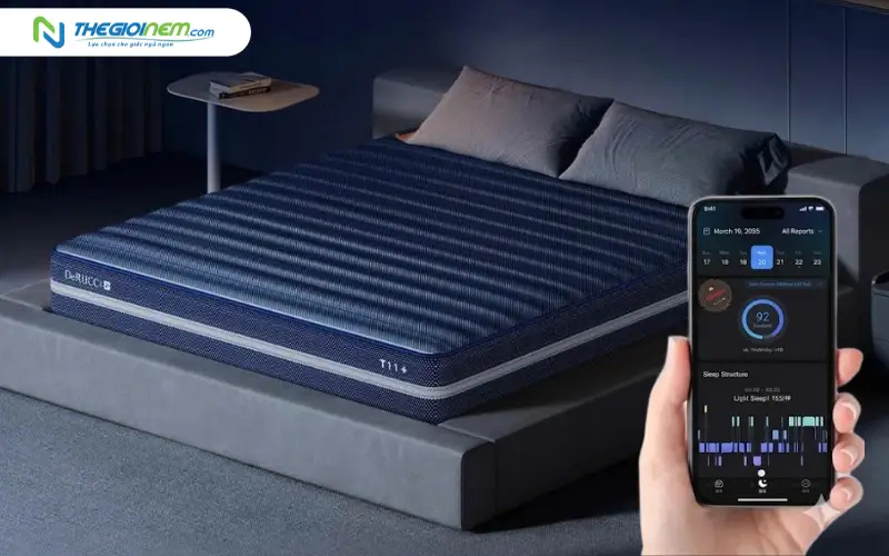 Cảm biến theo dõi sức khỏe và chất lượng giấc ngủ qua App