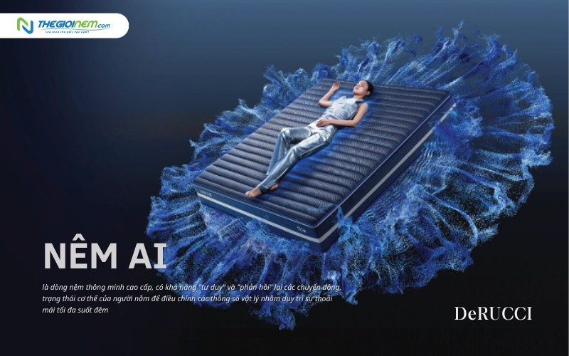 Nệm AI là một bước tiến vượt bậc trong công nghệ sản xuất nệm