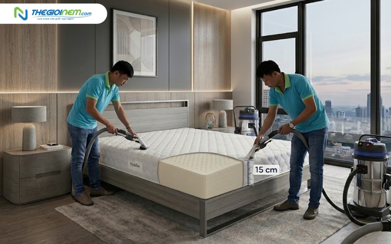 Vệ sinh nệm Kymdan