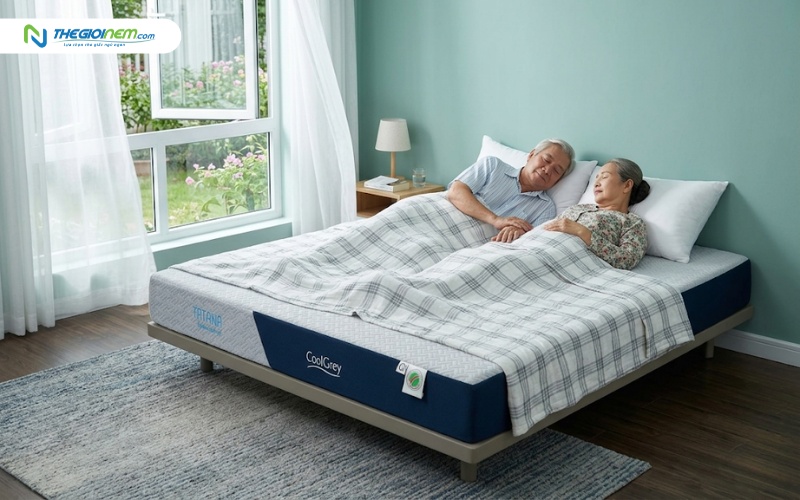 Nệm cao su thiên nhiên TATANA Cool Grey