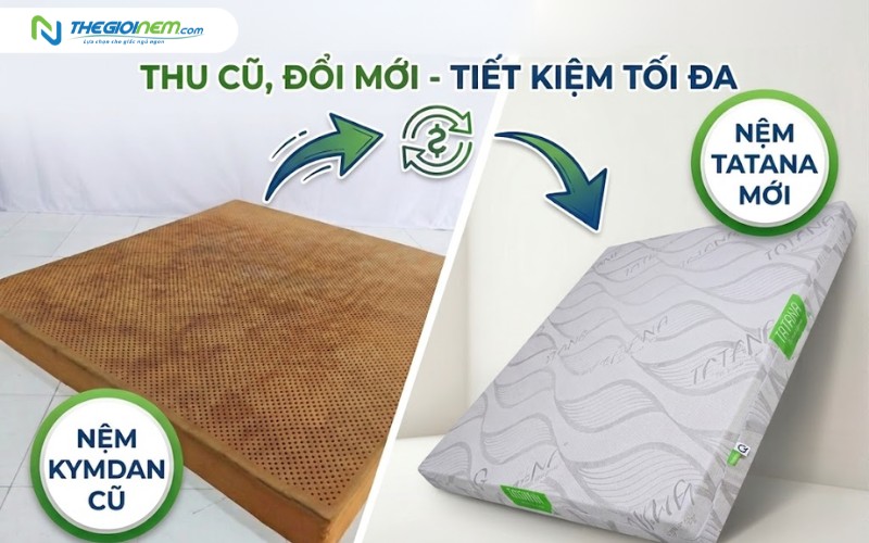 Chương trình đổi mới nệm Kymdan tại Thế Giới Nệm