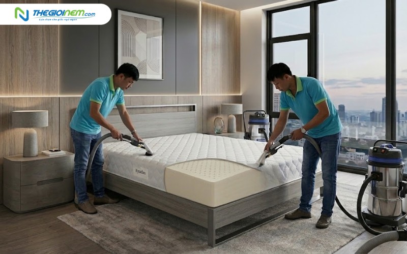 Trải nghiệm dịch vụ chuyên nghiệp tại Thế Giới Nệm