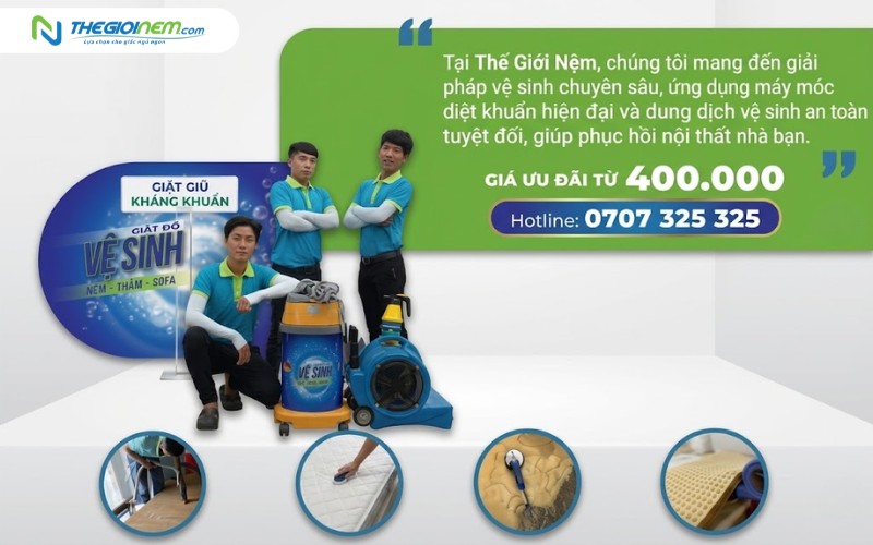 Cam kết tại Thế Giới Nệm