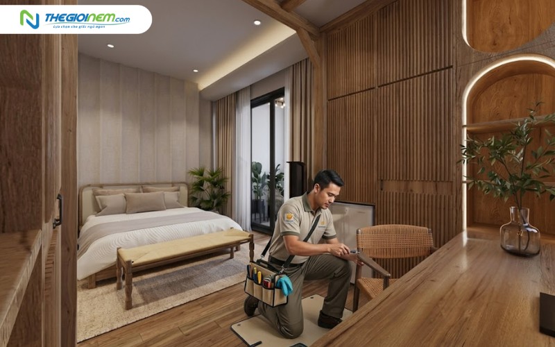 Bảo trì nội thất và đồ dùng buồng phòng