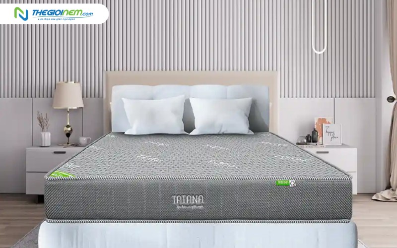 Nệm Cao Su Vải Gấm Lạnh Thẳng TATANA
