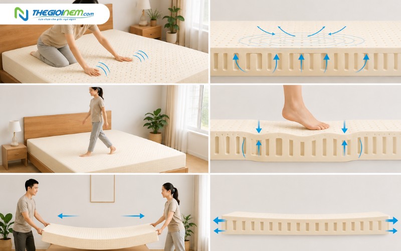 cách xử lý nệm cao su thiếu hụt kích thước