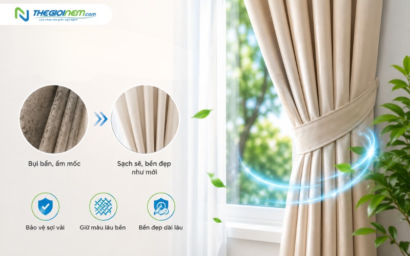 Giặt nệm định kỳ giúp tuổi thọ nệm được kéo dài