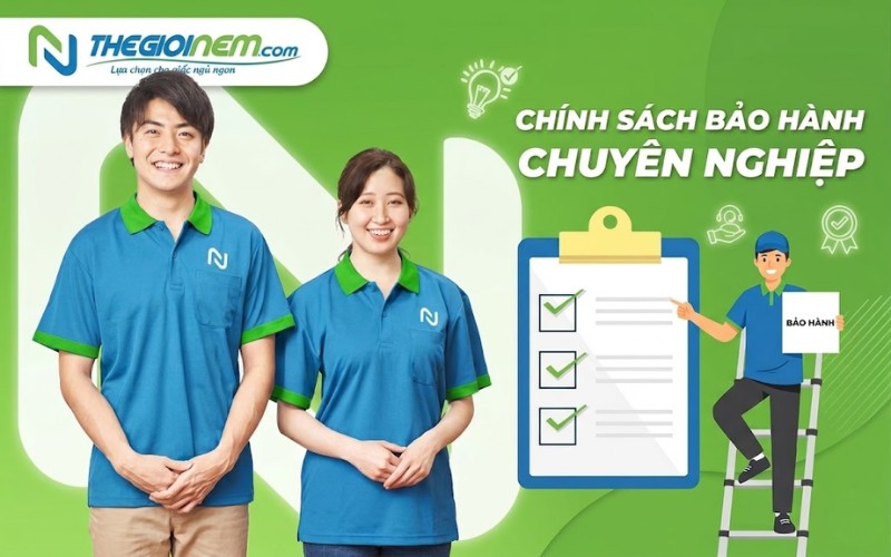 Thế Giới Nệm mang trải nghiệm tốt nhất đến bạn