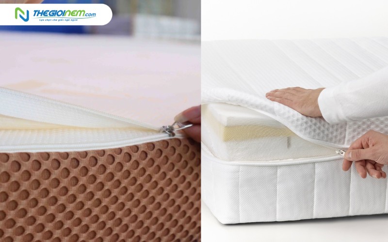 Nệm foam latex so với các dòng nệm truyền thống