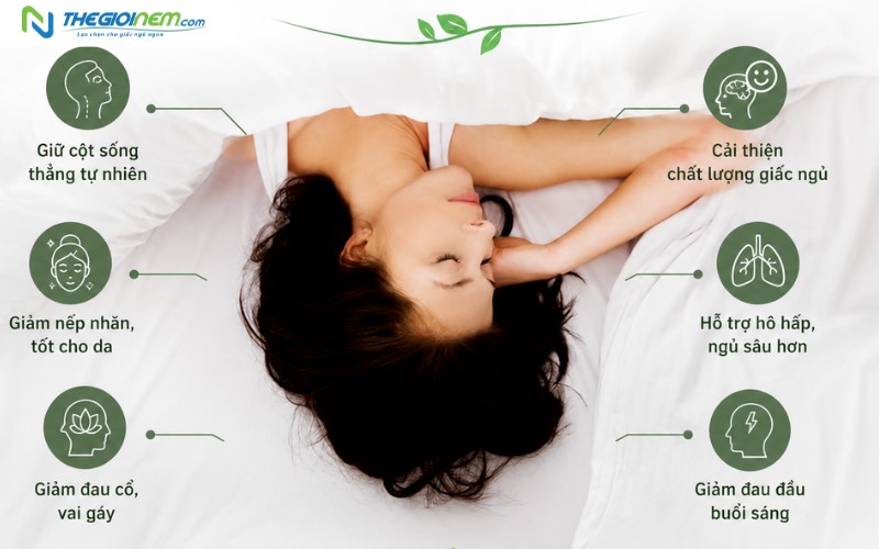 Ngủ không gối mang đến lợi ích gì