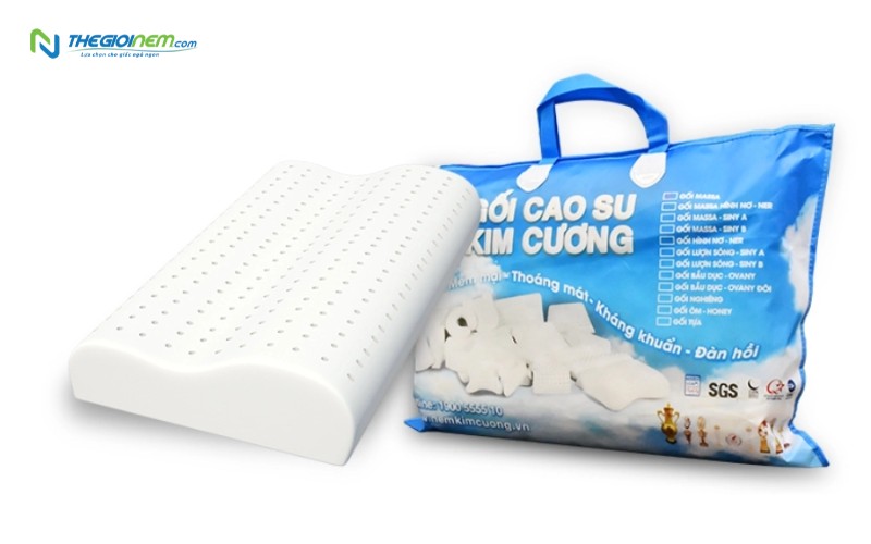 Gối cao su Kim Cương Siny A