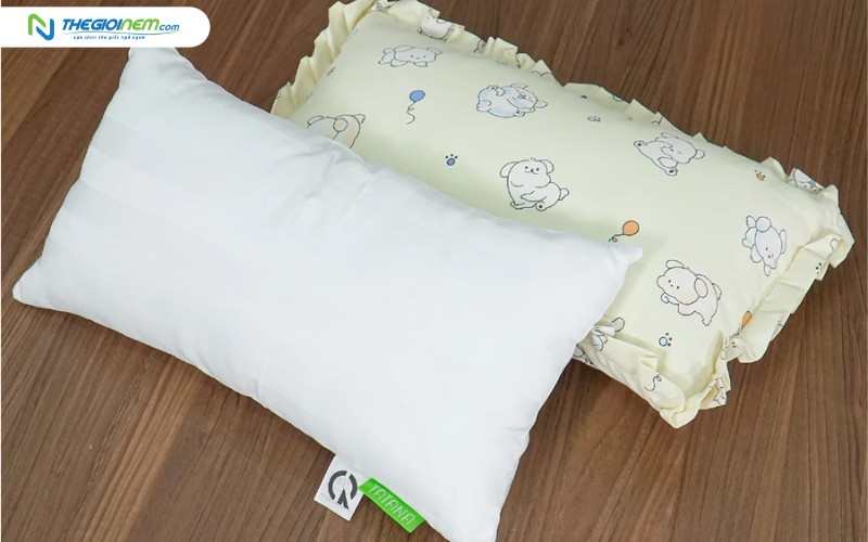 Gối lông vũ nhân tạo em bé TATANA