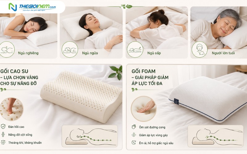 Tư thế ngủ và chọn gối giúp hỗ trợ phát triển chiều cao