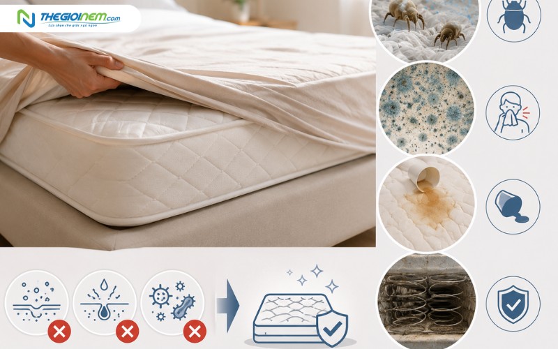 Vì sao giặt nệm định kỳ