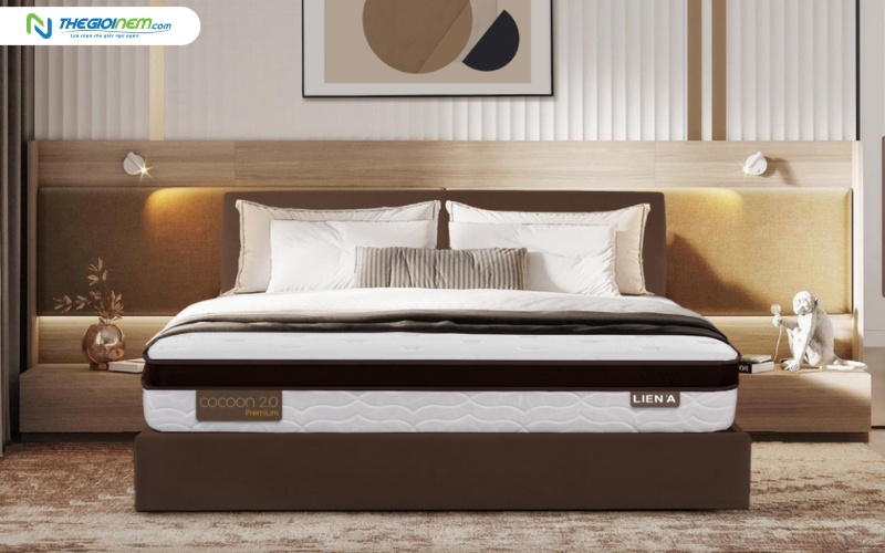 Nệm lò xo túi Liên Á Cocoon 2.0 Premium
