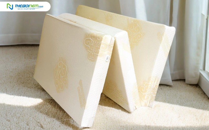 Nệm cao su thiên nhiên gấp Đồng Phú