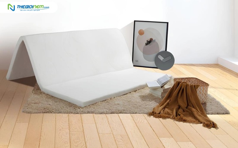 Nệm cao su thiên nhiên Liên Á gấp 3 Foldaway