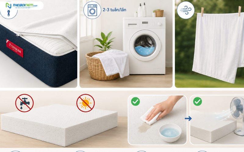 Vệ sinh và bảo quản đúng cách