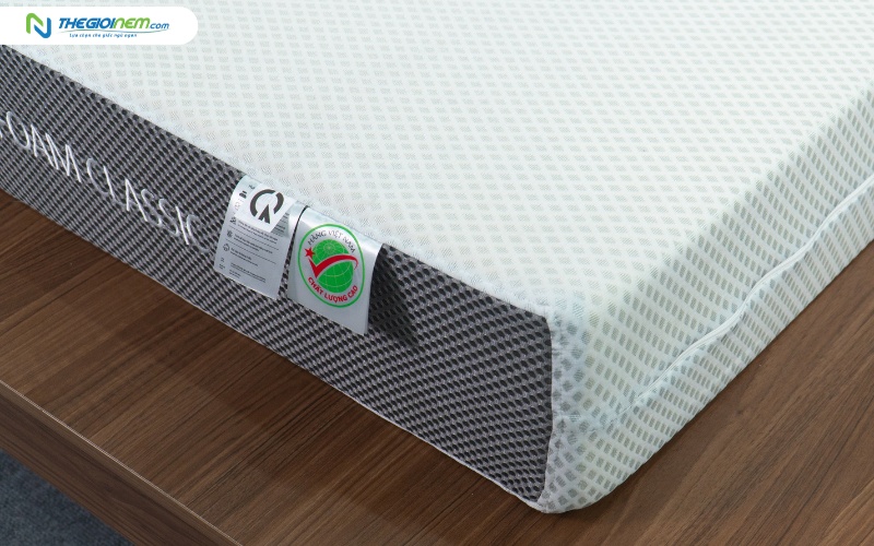 Nệm foam Classic đạt các chứng nhận về chất lượng