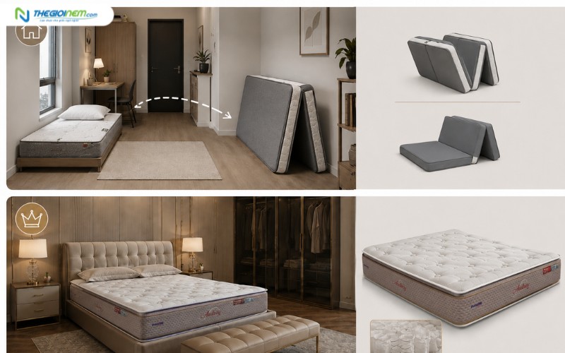 Lựa chọn theo đặc điểm phòng ngủ