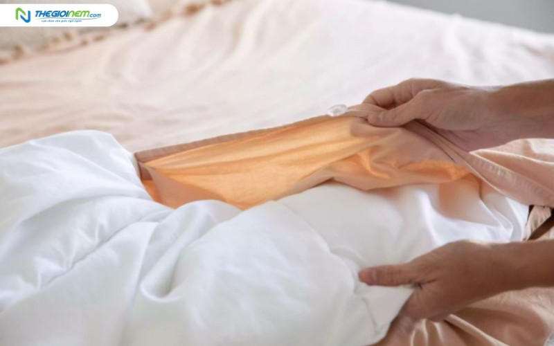 Vệ sinh ga giường đúng cách