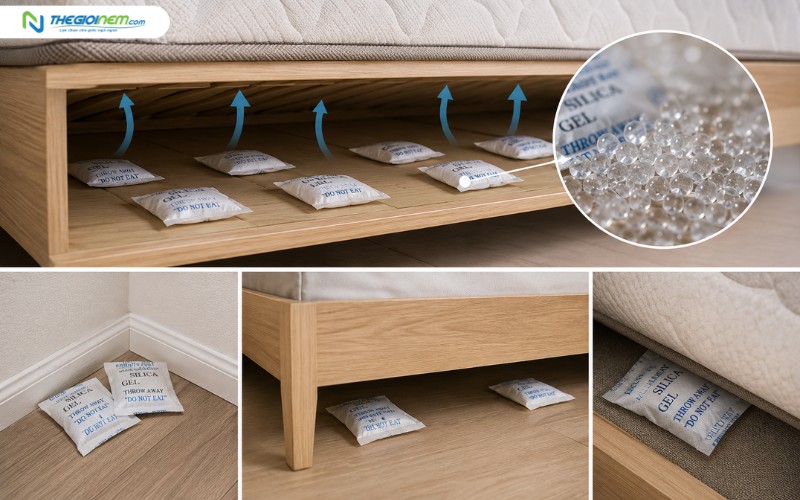 Gói hút ẩm thực phẩm (Silica Gel)