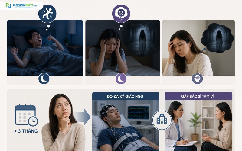 Khi nào cần gặp bác sĩ tâm lý hoặc chuyên gia giấc ngủ?
