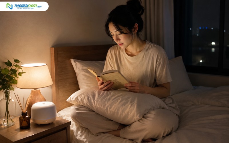 Tạo thói quen thư giãn trước khi ngủ 30–60 phút