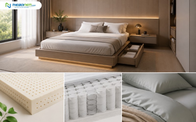 Các thành phần &amp;quot;cốt lõi&amp;quot; tạo nên sự hiện đại cho phòng ngủ