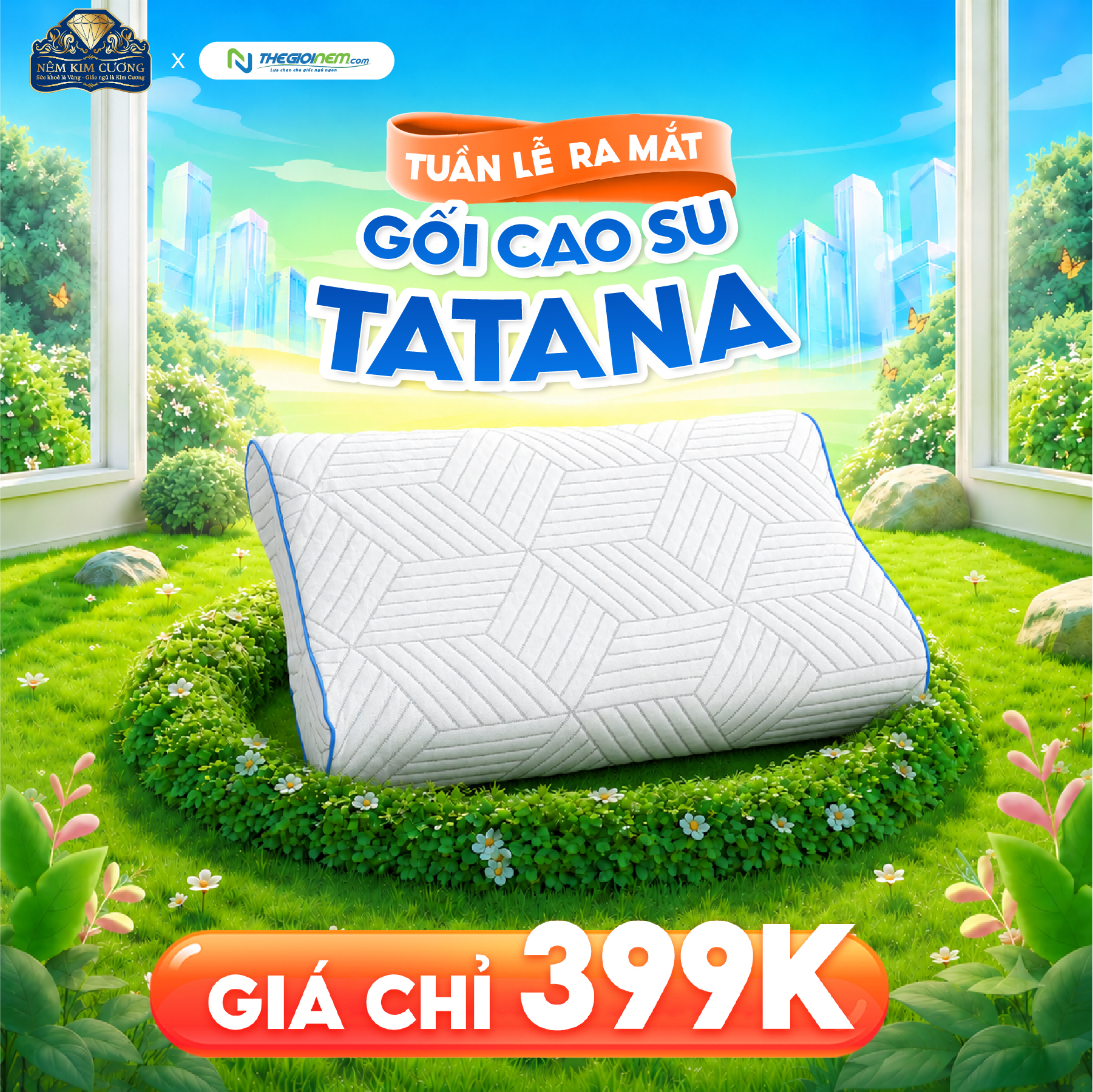 gối tatana 399k