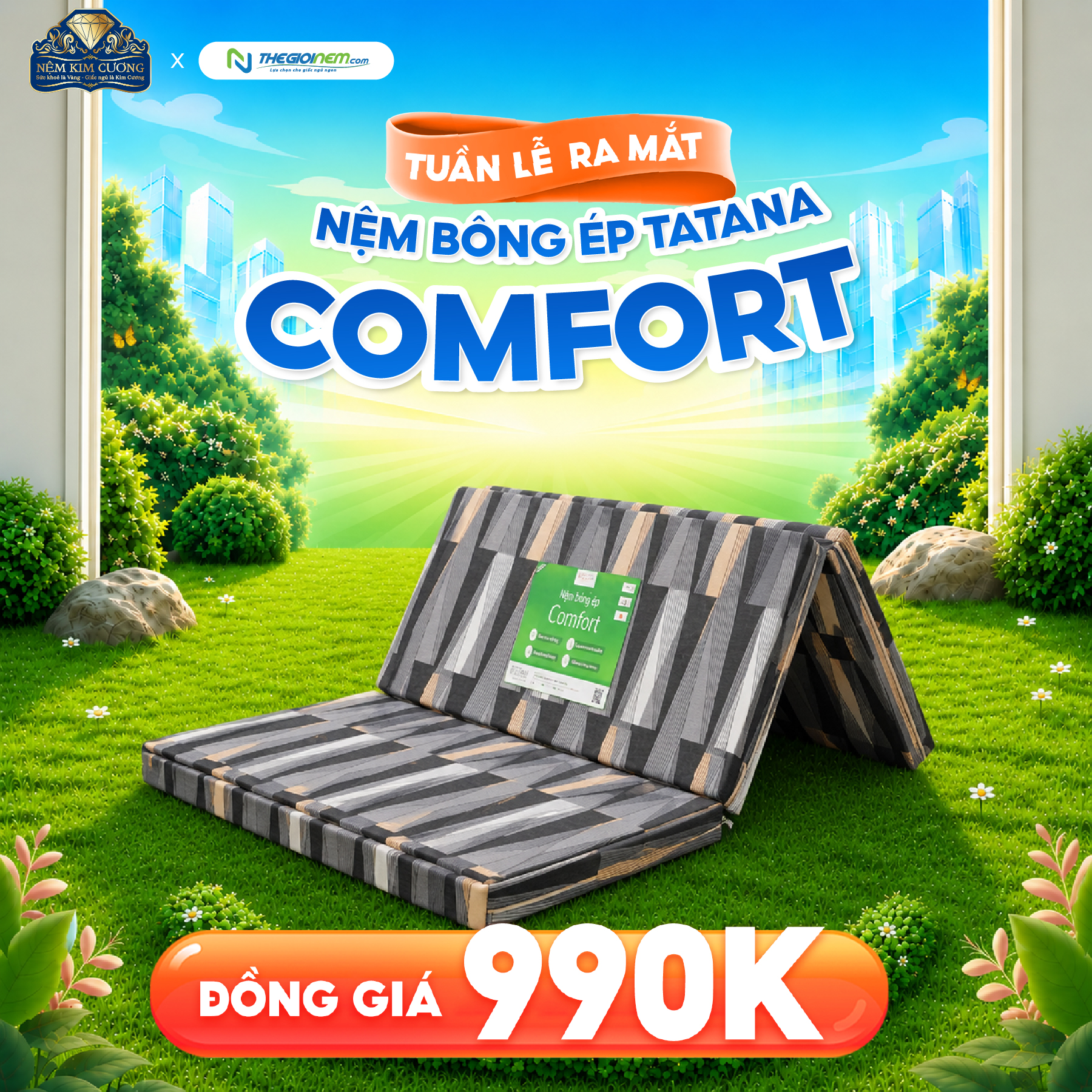 nệm 990k