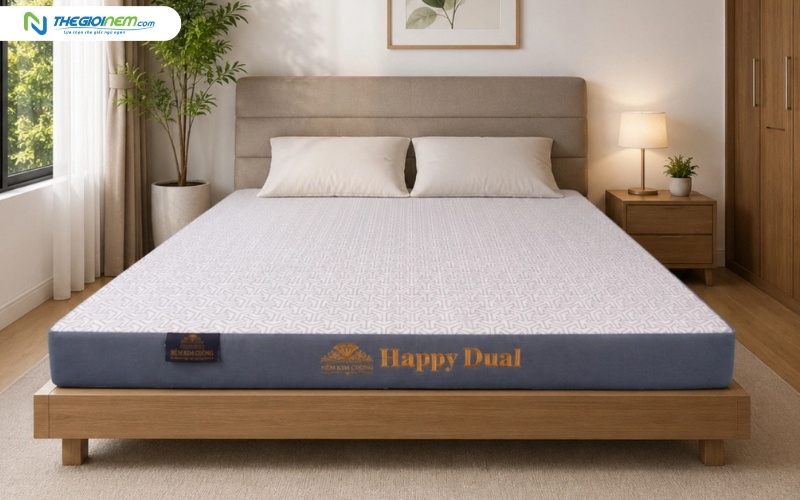 Nệm cao su Kim Cương HappyDual