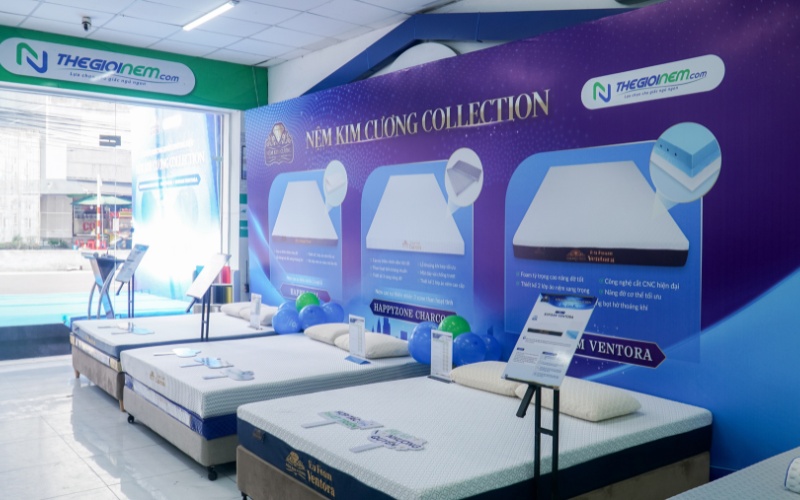 Thế Giới Nệm - địa chỉ phân phối nệm Kim Cương chính hãng
