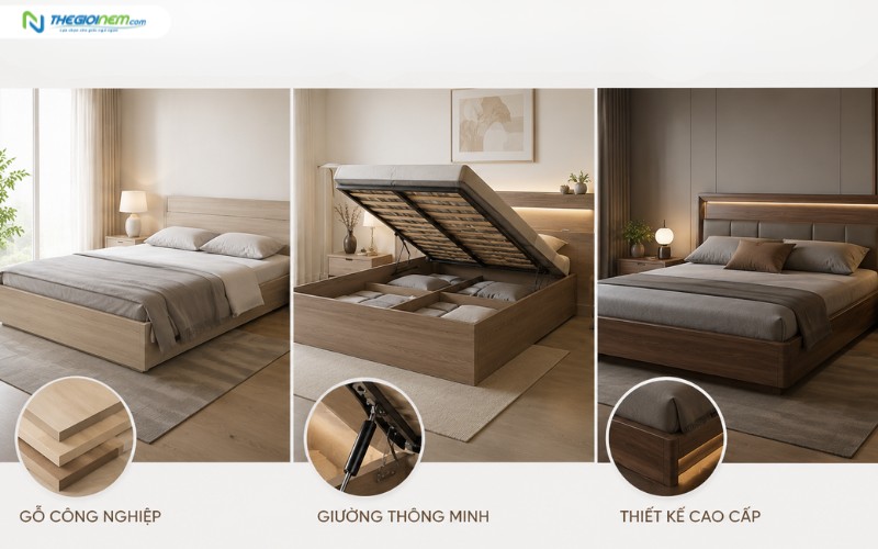 Tại sao giá giường ngủ hiện đại lại có sự chênh lệch lớn?