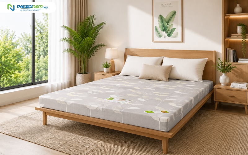 Nệm cao su mousse gấp 3 Vạn Thành 10cm