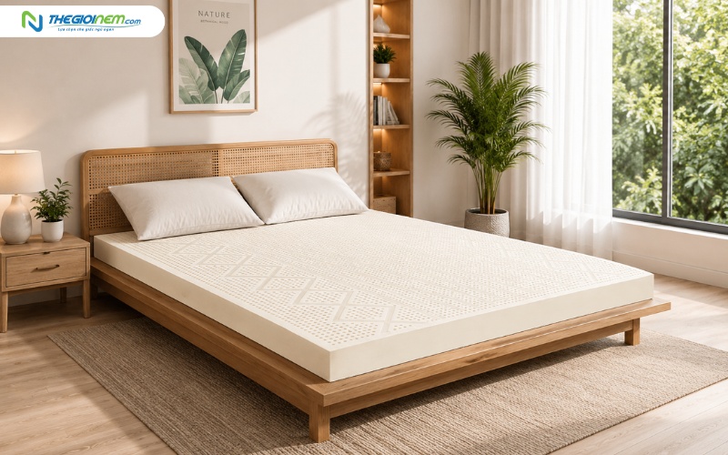 Nệm cao su thiên nhiên Vạn Thành Segovia 10cm
