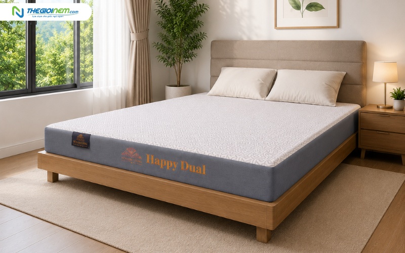 Mẫu nệm cao su Kim Cương Happydual