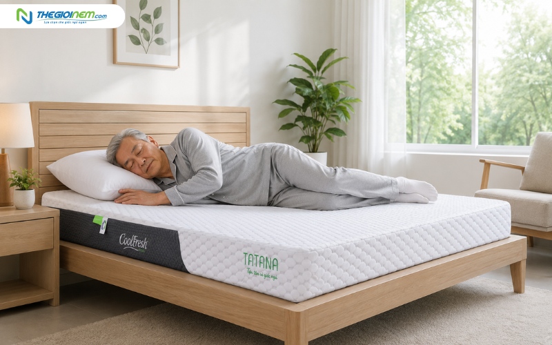Nệm cao su là một lựa chọn lý tưởng cho người đau lưng