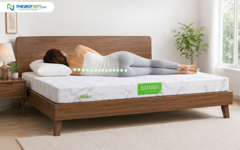 Nệm chỉ hỗ trợ giảm tình trạng đau nhức, không chữ được đau lưng