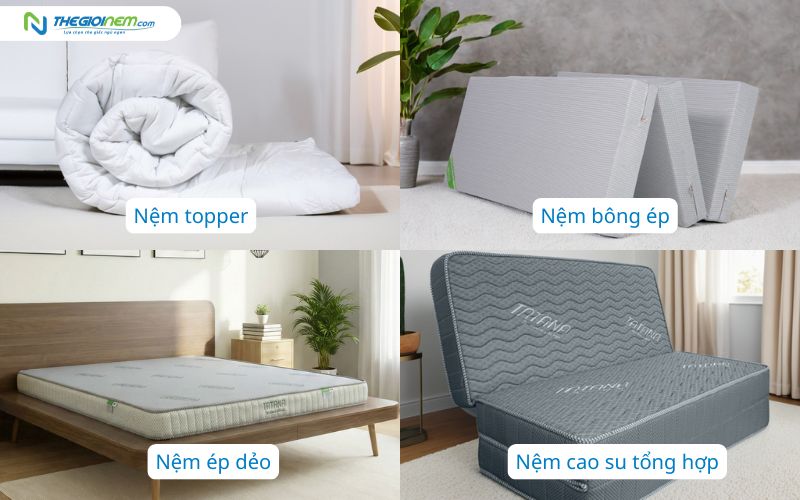Các loại nệm giá rẻ phù hợp cho sinh viên