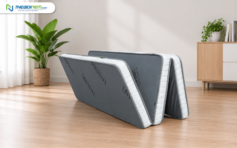 Nệm ép dẻo TATANA gấp 3